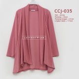 CCj-035 Cardigan jersey Lengan panjang
